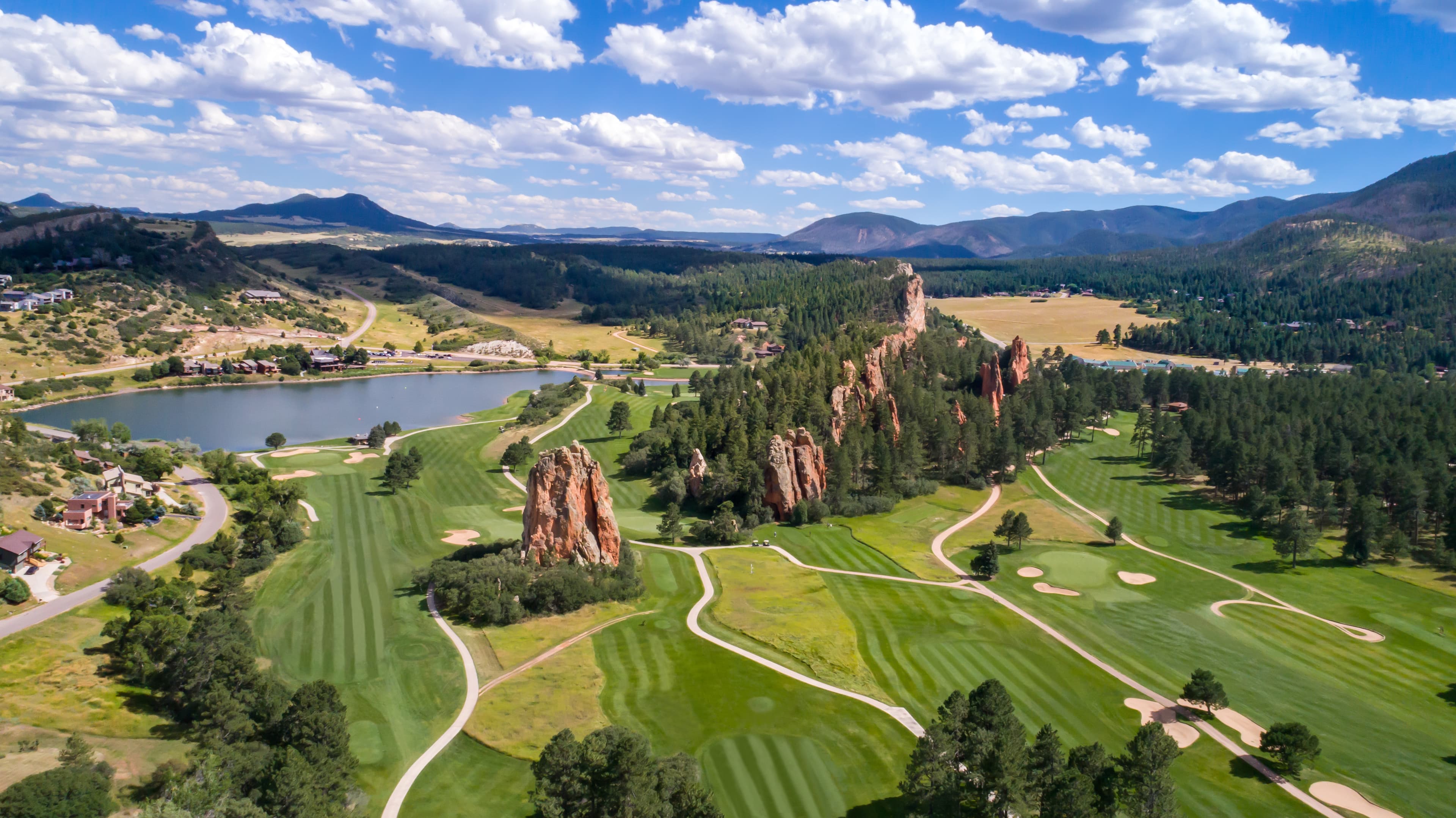 Golf course landscape
